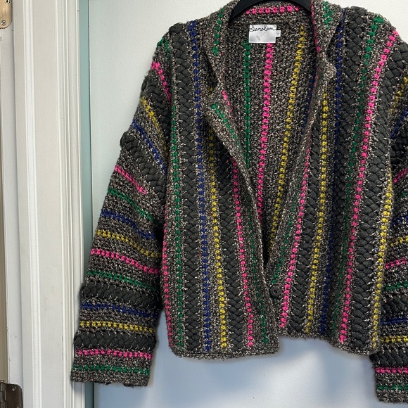 Sara Multicolor Striped Blazer - Picture 4 of 5